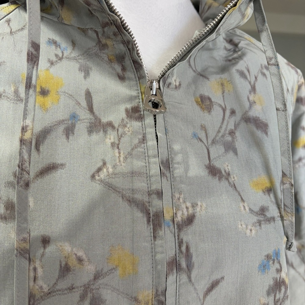 Santoni‎ Marco Zanini Runway Hooded Jacket Floral Windbreaker IT42 NWT Rare - Picture 12 of 12